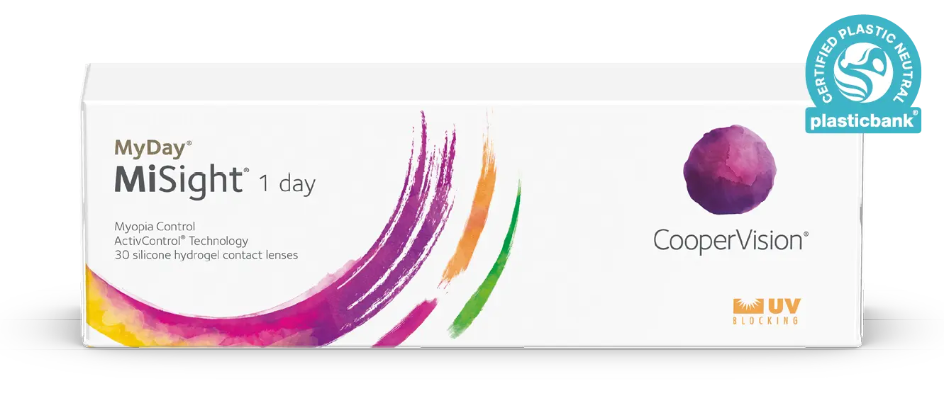 MyDay® MiSight® 1 day pakke
